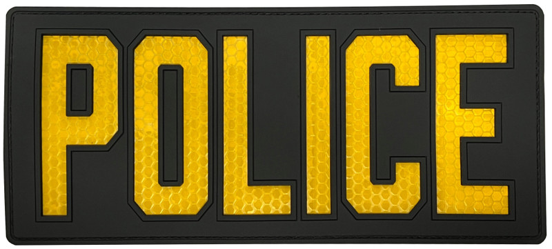 Reflective PVC Patch - Police